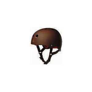 Triple 8 Brainsaver Brown Rubber Helmet [Small]  Sports 