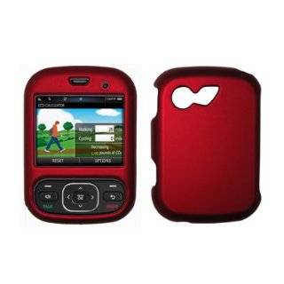 Premium Red Rubberized Snap On Cover Hard Case Cell Phone Protector 