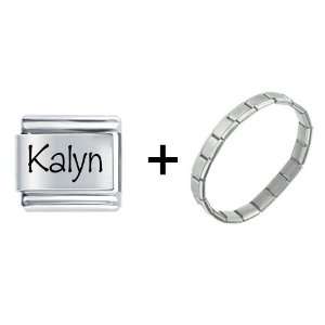  Pugster Name Kalyn Italian Charm Bracelet Pugster 