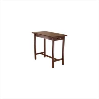 Winsome Island Table w/Drawers Walnut Kitchen Cart 021713945402  