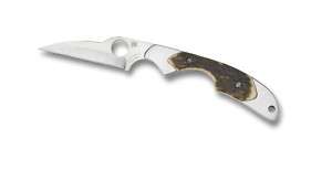 Spyderco Kiwi Knife with Stag Handle C75STP3 New  