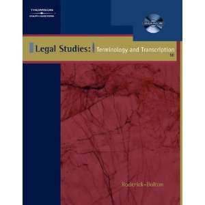  Legal Studies Terminology & Transcription (with CD ROM 