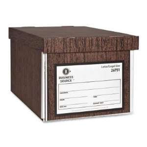  Business Source File Storage Box,Legal, Letter   Cardboard 