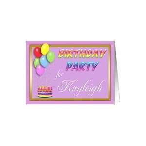 Kayleigh Birthday Party Invitation Card Toys & Games