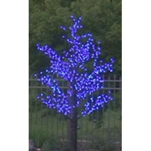  8 Foot LED Tree With 624 Blue Blossoms Health & Personal 