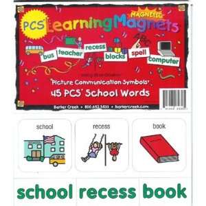  PCS LEARNING MAGNETS 45 SCHOOL Toys & Games