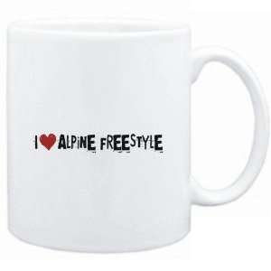  Mug White  Alpine Freestyle I LOVE Alpine Freestyle URBAN 