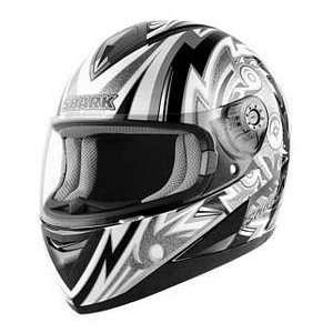  Shark S650 FRAME BK_SN_WT SM MOTORCYCLE Full Face Helmet 