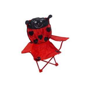  Lady Bug Chair Child Size Foldable Small Lawn Chair 