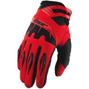  Thor Motocross Spectrum Gloves   Small/Red Automotive