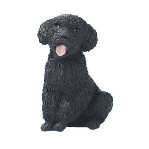 Kibbles the Black Poodle Statue Puppy Dog sculpture (The Digital Angel 