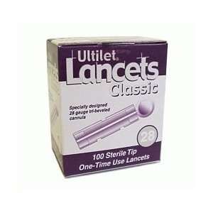  Ultilet Classic Lancets 28 Gauge Box of 100 Health 