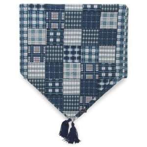  Lafrance Blue/White Patch Table Runner 72