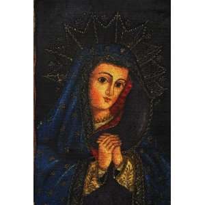  Lady Praying Cuzco Oil Painting