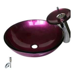 Year Warranty Customized Sink (12 Diameter) With Waterfall Faucet 