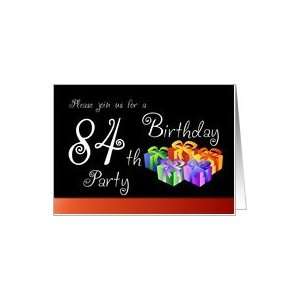  84th Birthday Party Invitation   Gifts Card Toys & Games