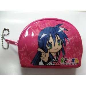  Lucky Star Pink Konata and Stars Coin Purse Toys & Games