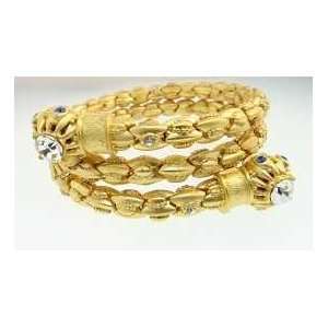   Plated Jacqueline Kennedy Cuff Style Bracelet By Camrose and Kross