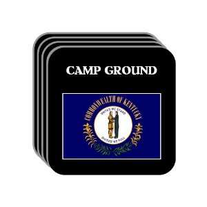  US State Flag   CAMP GROUND, Kentucky (KY) Set of 4 Mini 