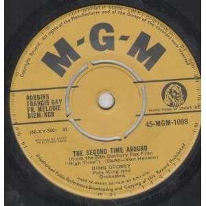   TIME AROUND 7 INCH (7 VINYL 45) UK MGM 1960 BING CROSBY Music