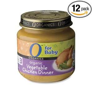 Organics for Baby Organic Vegetable Chicken Dinner, Stage 3, 4 Ounce 