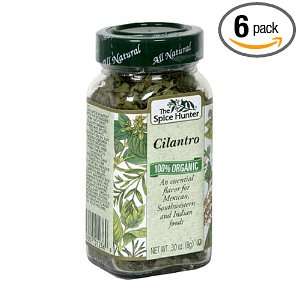 Spice Hunter Organic Cilantro, 0.3 Ounce Unit (Pack of 6)  