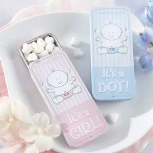   Its a Boy & Its a Girl Slide Mint Tin Favors