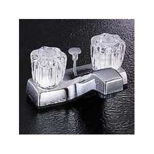  Non Metallic Two Handle Lavatory Faucet with Pop Up 
