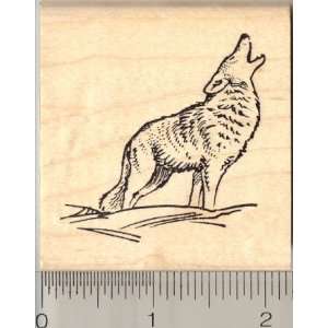  Coyote Howling Rubber Stamp Arts, Crafts & Sewing