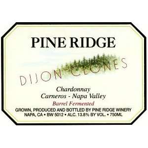   Pine Ridge Chardonnay Dijon Clones 2007 750ML Grocery & Gourmet Food