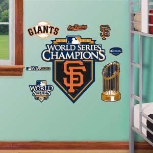 San Francisco Giants 2010 World Series Champions Logo Fathead Jr. NIB