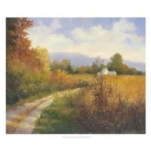    Mary Jean Weber   Autumn Country Road Giclee Canvas