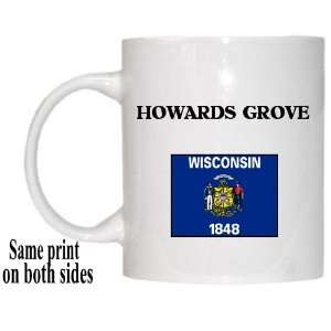  US State Flag   HOWARDS GROVE, Wisconsin (WI) Mug 
