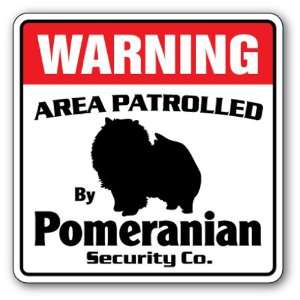   Security Sign Area Patrolled by pet signs Patio, Lawn & Garden