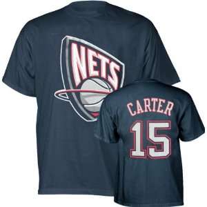   Player Name and Number Navy New Jersey Nets T Shirt