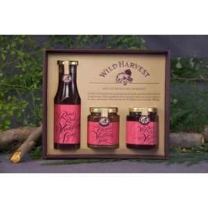   (Jam, Honey, Syrup)   Hoh River Wild Red Huckleberry Collection