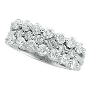  14K White Gold 1 1/2 ct. Diamond Bridal Anniversary Band 