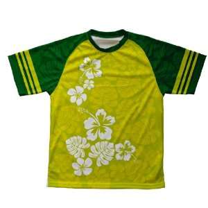  Hawaiian Greens Technical T Shirt for Men Sports 
