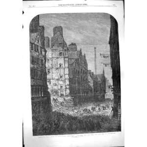   1861 RUINS HOUSE HIGH STREET EDINBURGH RESCUE MISSION