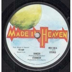    DANCER 7 INCH (7 VINYL 45) UK MADE IN HEAVEN 1975 DDANCER Music