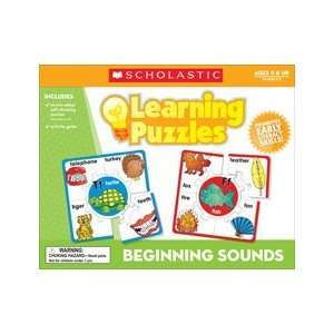   978 0 545 30221 0 Beginning Sounds Learning Puzzles
