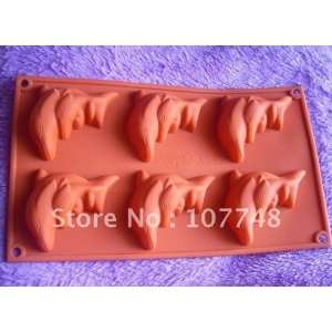  soap molds cake molds 6 dolphin toast molds christmas gift 