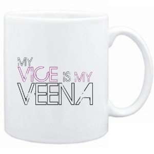  Mug White  my vice is my Veena  Instruments
