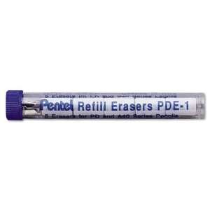 Pentel Mechanical Pencil Eraser Refills, PDE1, 5/Tube, PK   PENPDE1