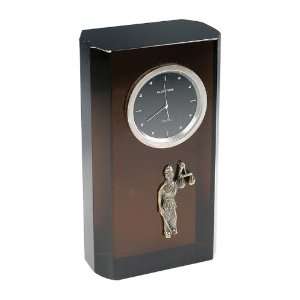  Bluestone Designs W360 Justice Crystal Clock black Office 