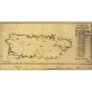  1924 map of RRs, Puerto Rico