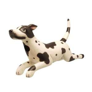 Dog Leaping White w/ Black Spots Birdhouse (Bird Houses) (Dog Products 