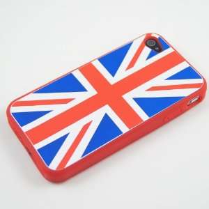  UK Great Britain Flag Silicone Case for Iphone 4 & 4s 