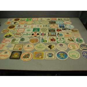  Collection 74 Beer Coasters including Lowenbrau Budweiser 