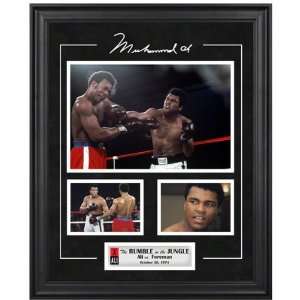   Ali Framed 3 Photograph Collage  Details Rumble in the Jungle